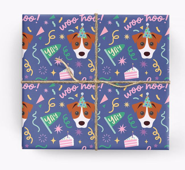 Woo Hoo!: Personalized {breedFullName} Wrapping Paper