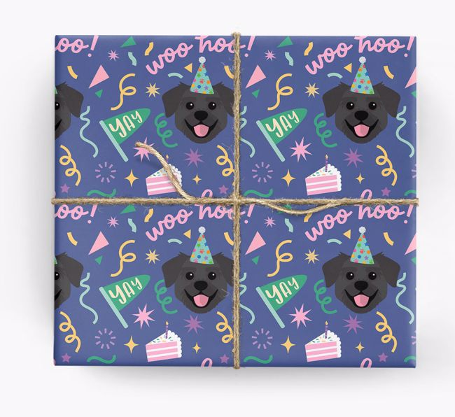 Woo Hoo!: Personalized {breedFullName} Wrapping Paper