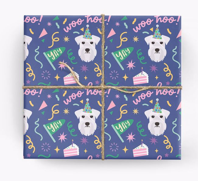 Woo Hoo!: Personalized {breedFullName} Wrapping Paper