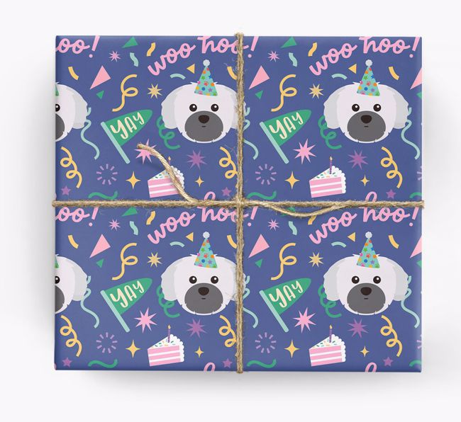 Woo Hoo!: Personalized {breedFullName} Wrapping Paper