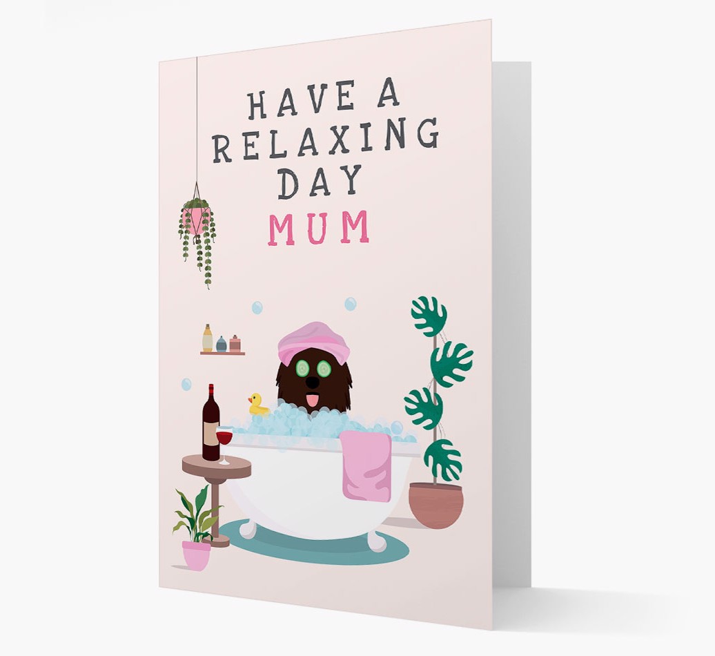 Relaxing Day: Personalised {breedFullName} Card