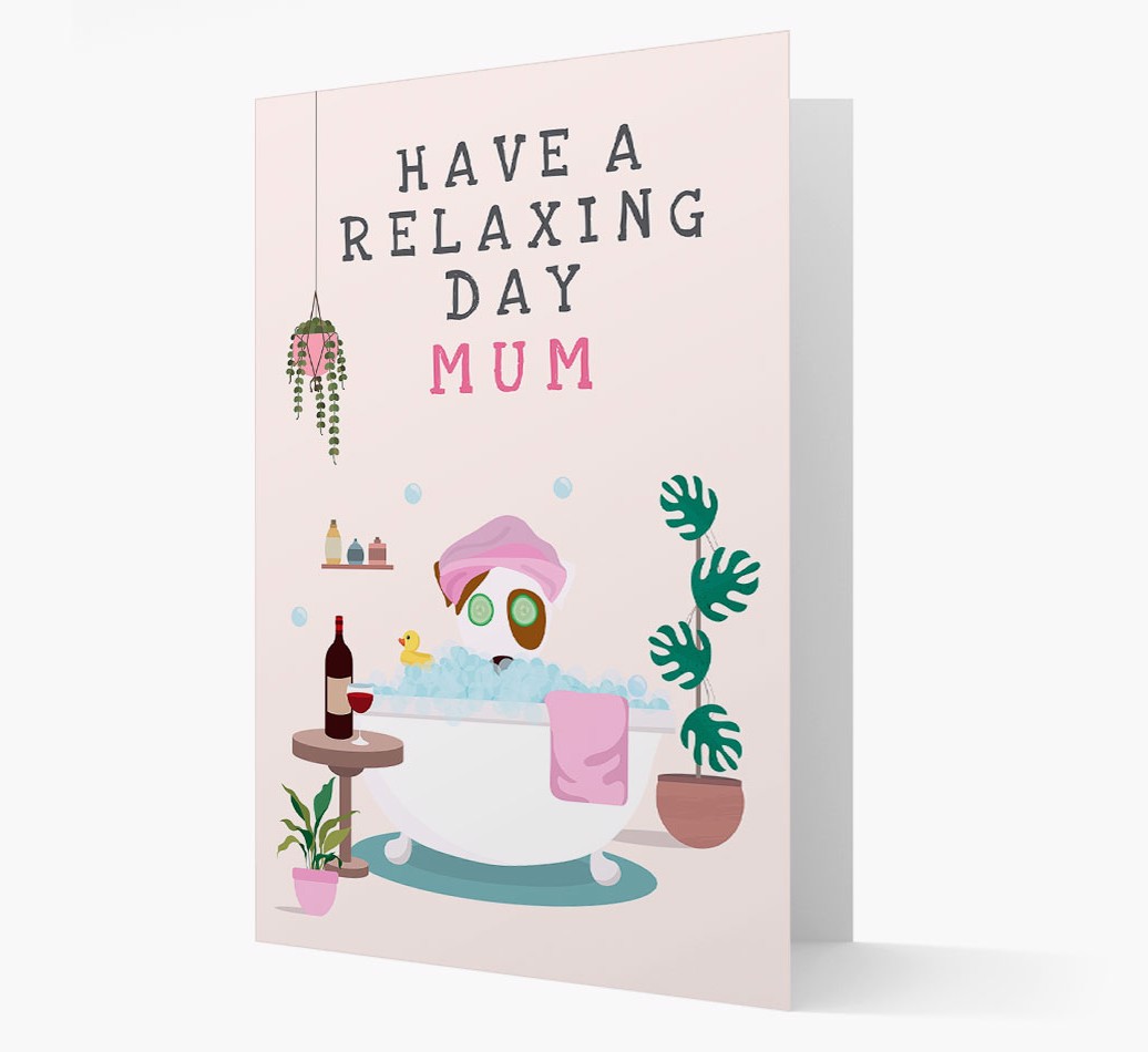 Relaxing Day: Personalised {breedFullName} Card