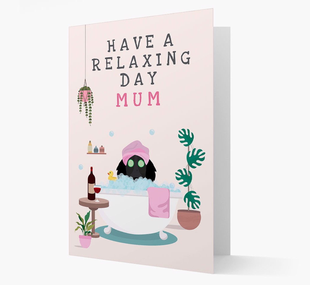 Relaxing Day: Personalised {breedFullName} Card