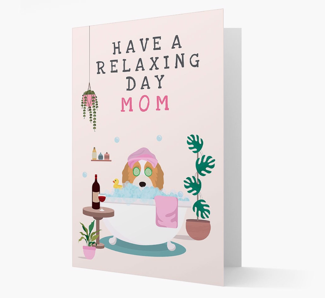 Relaxing Day: Personalized {breedFullName} Card