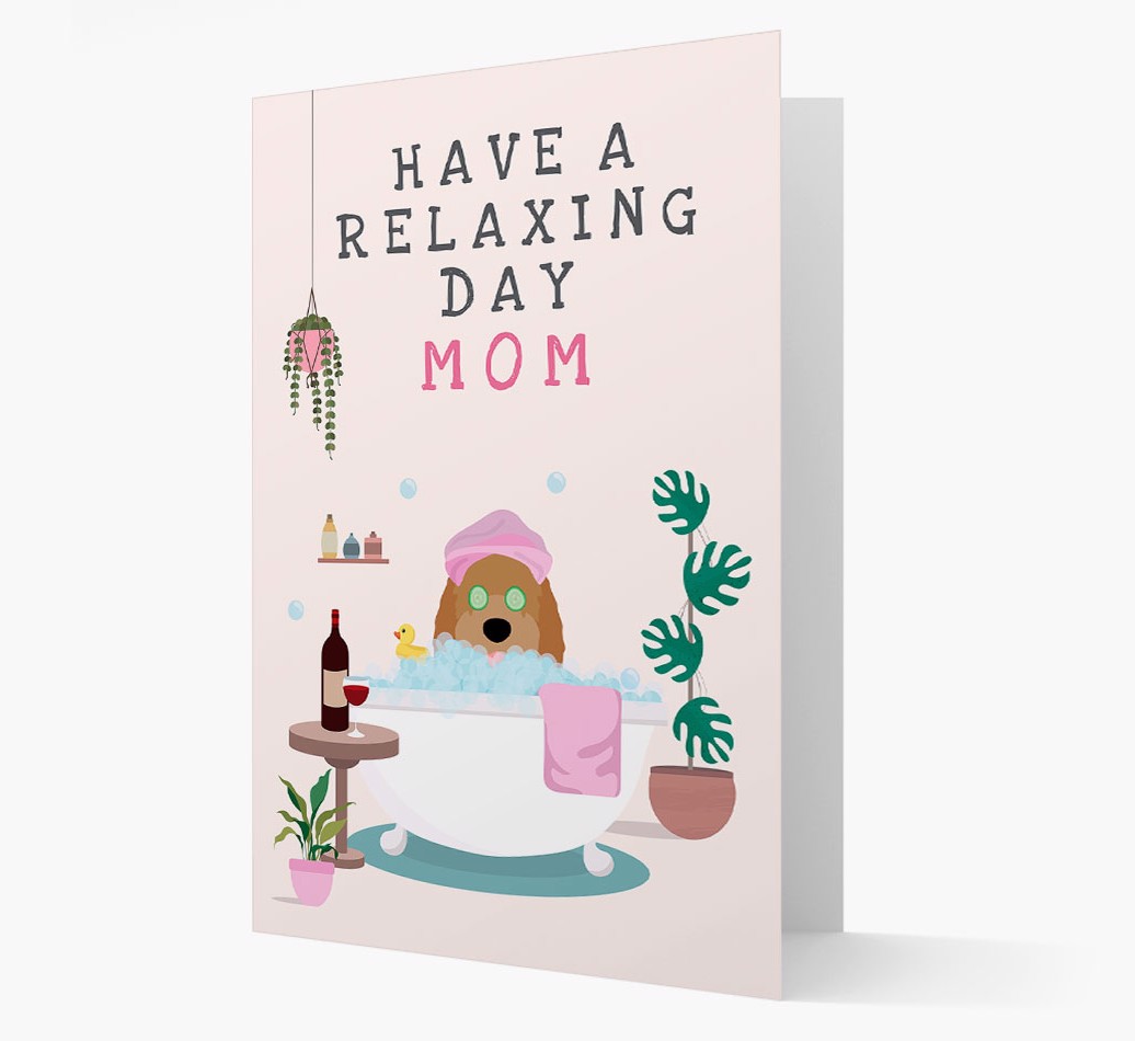 Relaxing Day: Personalized {breedFullName} Card