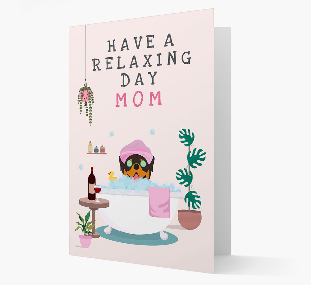 Relaxing Day: Personalized {breedFullName} Card