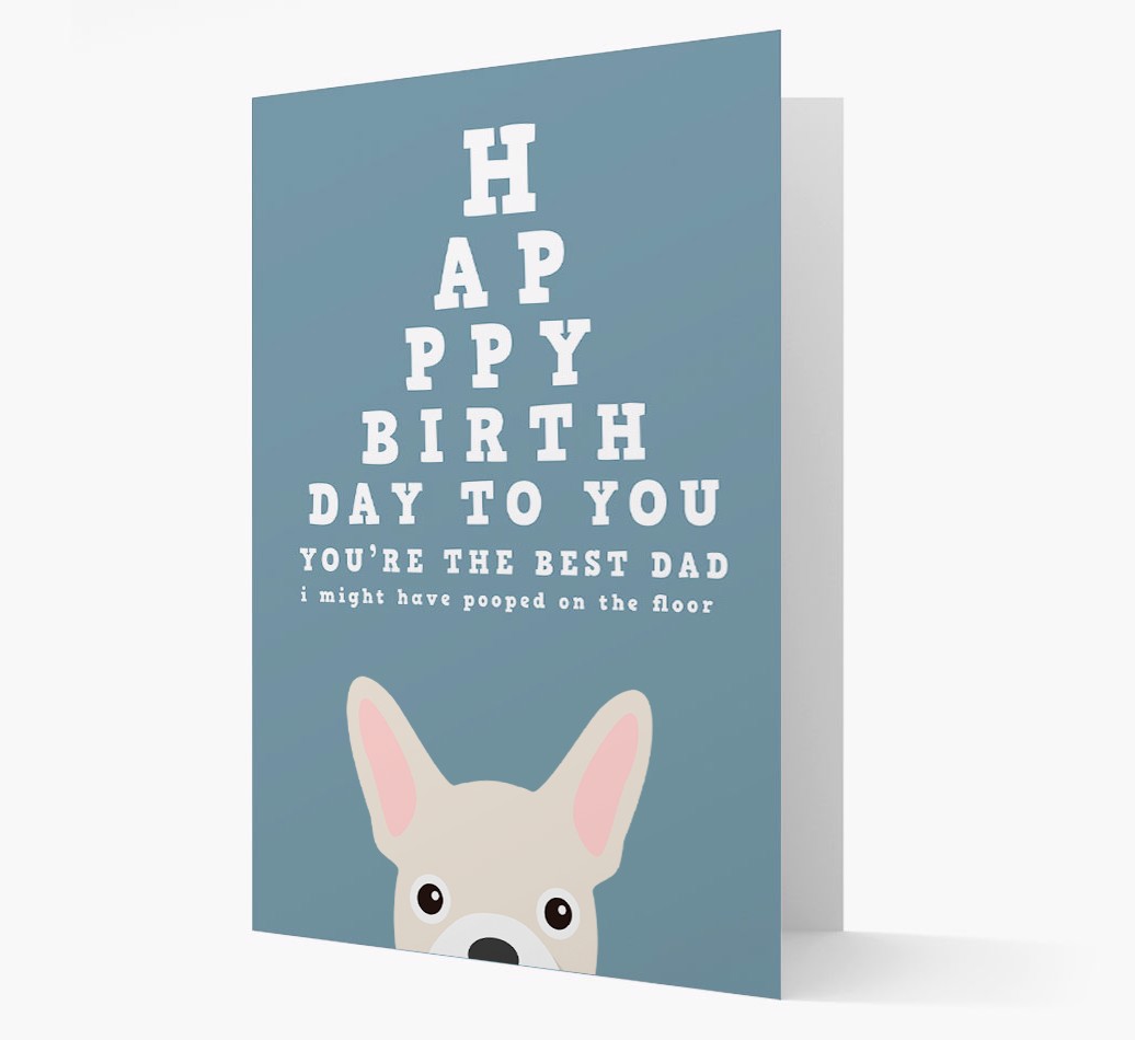 Happy Birthday Dad: Personalized {breedFullName} Card