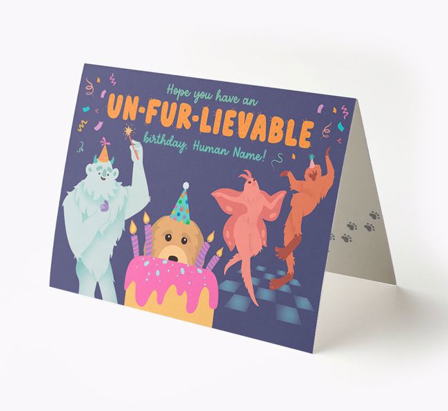  Un-fur-lievable Birthday: Personalized {breedFullName} Card