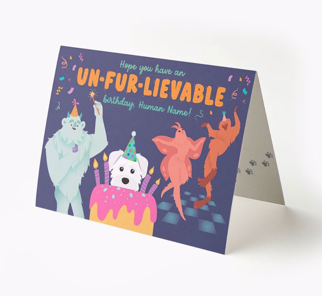  Un-fur-lievable Birthday: Personalized {breedFullName} Card