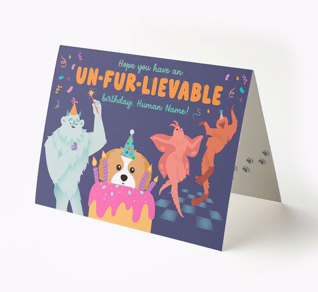  Un-fur-lievable Birthday: Personalized {breedFullName} Card