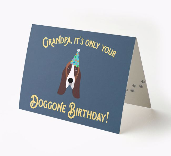 Grandpa's Doggone Birthday: Personalized {breedFullName} Card