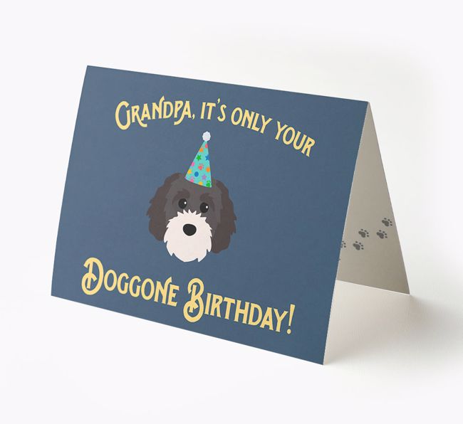 Grandpa's Doggone Birthday: Personalized {breedFullName} Card