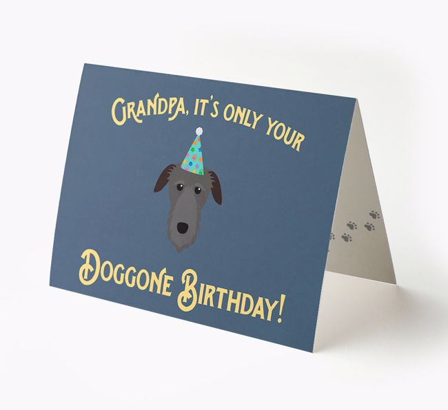 Grandpa's Doggone Birthday: Personalized {breedFullName} Card