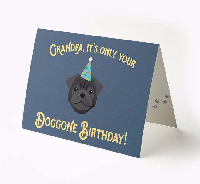 Grandpa's Doggone Birthday: Personalized {breedFullName} Card