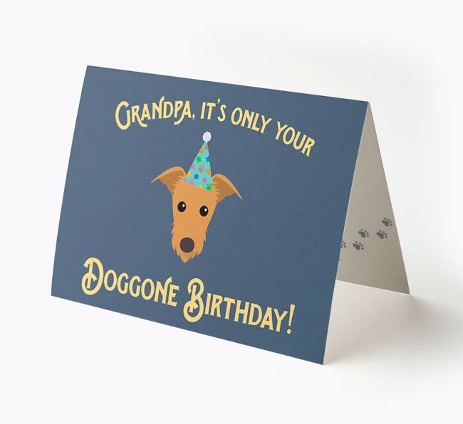Grandpa's Doggone Birthday: Personalized {breedFullName} Card