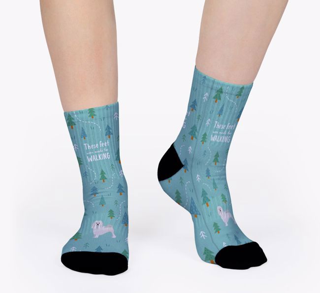 These Feet Were Made For Walking: Personalised {breedFullName} Socks