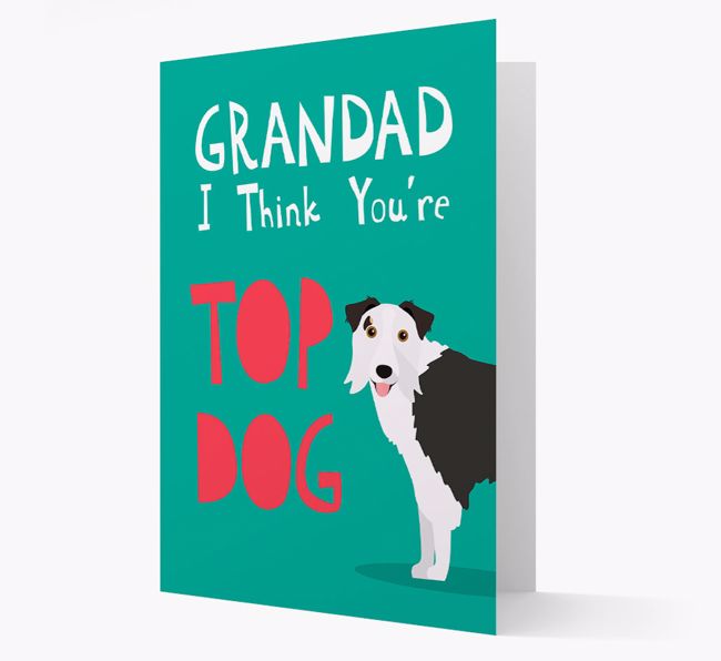 Grandad You're Top Dog: Personalised {breedFullName} Card