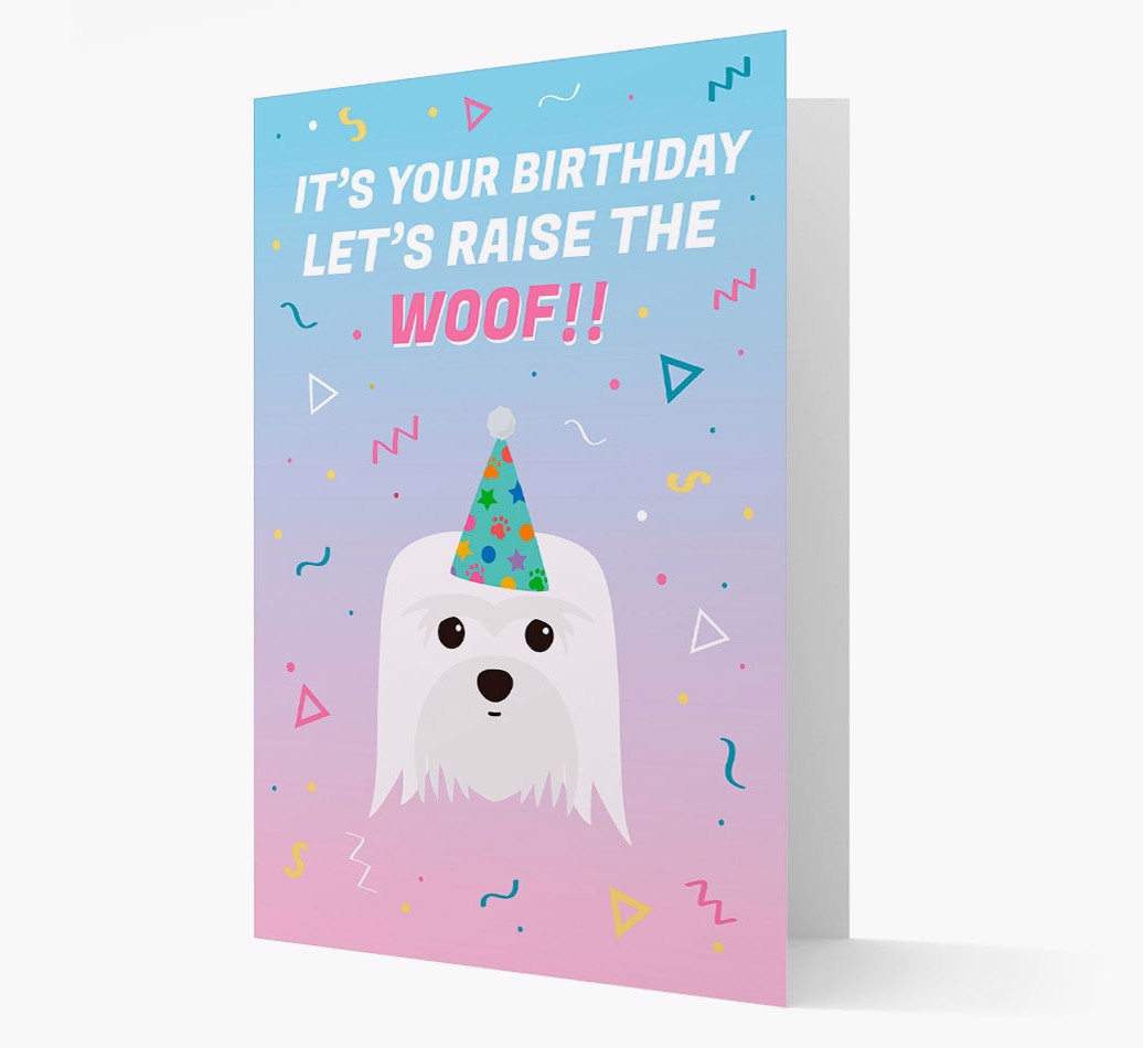 Raise The Woof: Personalized {breedFullName} Card