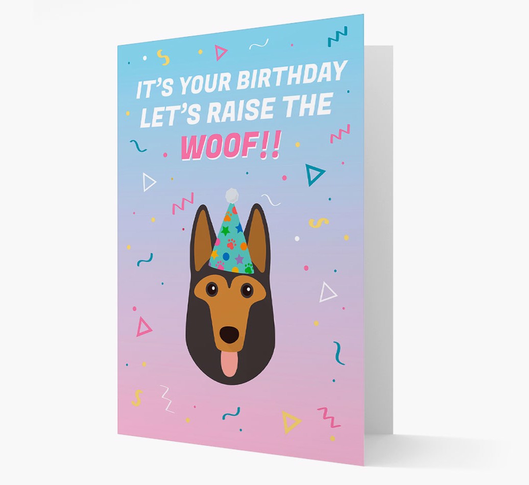 Raise The Woof: Personalised {breedFullName} Card