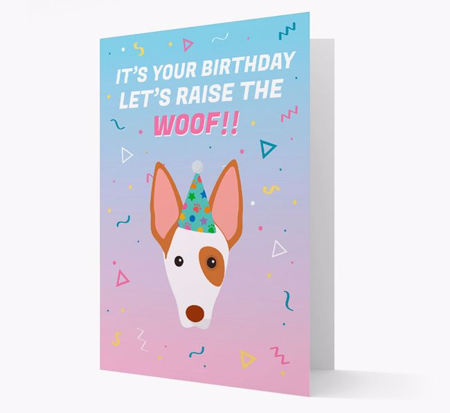 Raise The Woof: Personalized Card with {breedFullName} Icon