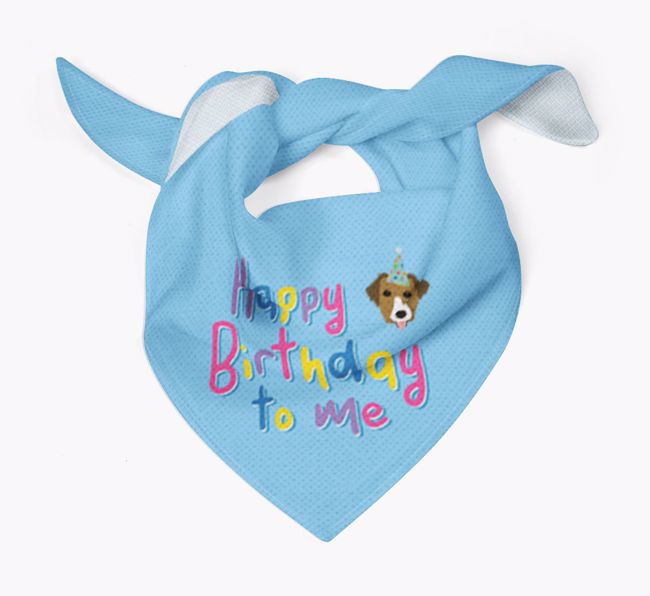 Happy Birthday To Me: Personalised {breedFullName} Bandana