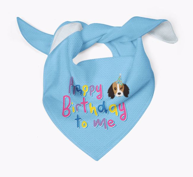 Happy Birthday To Me: Personalised {breedFullName} Bandana