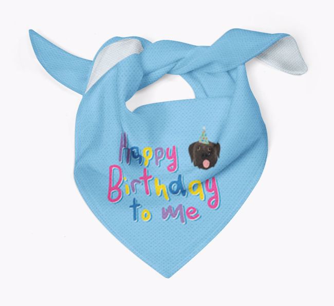 Happy Birthday To Me: Personalised {breedFullName} Bandana