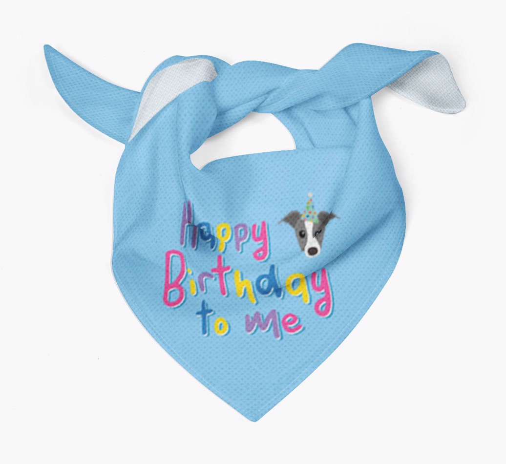 Happy Birthday To Me: Personalized {breedFullName} Bandana