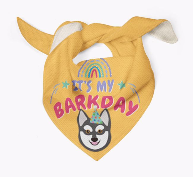 It's My Barkday: Personalized {breedFullName} Bandana