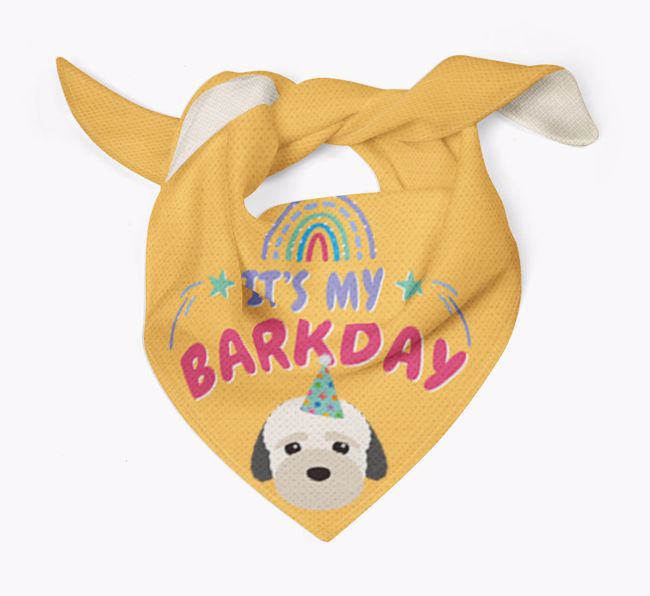 It's My Barkday: Personalised {breedFullName} Bandana