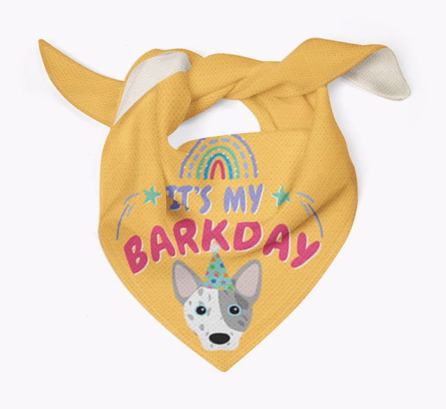 It's My Barkday: Personalized {breedFullName} Bandana