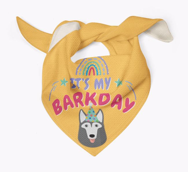 It's My Barkday: Personalised {breedFullName} Bandana