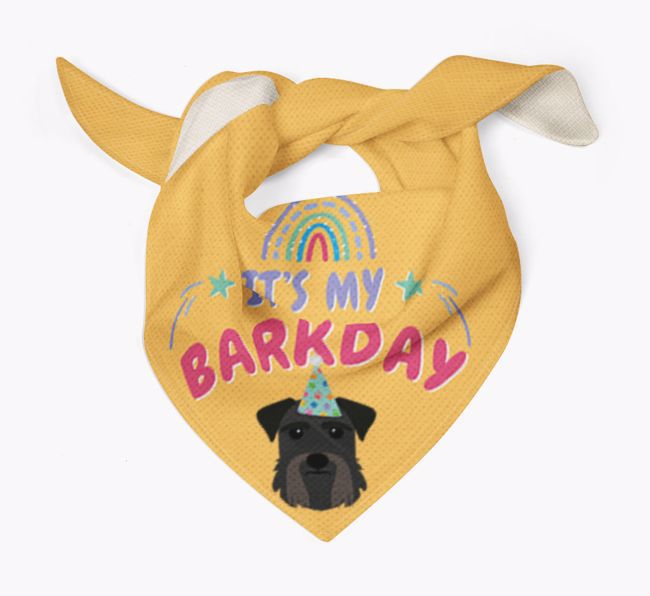 It's My Barkday: Personalised {breedFullName} Bandana