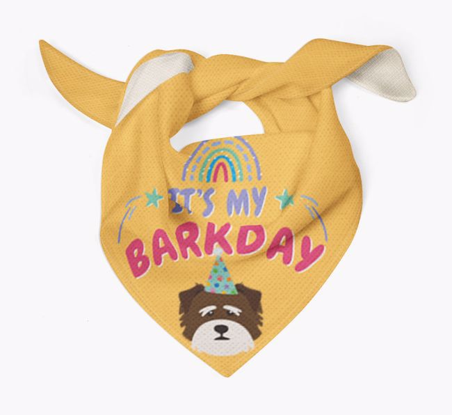 It's My Barkday: Personalised {breedFullName} Bandana