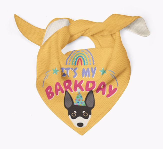 It's My Barkday: Personalized {breedFullName} Bandana