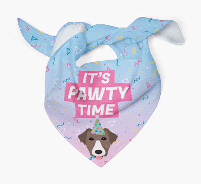 It's Pawty Time: Personalised {breedFullName} Bandana