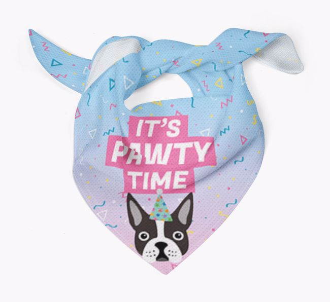 It's Pawty Time: Personalized {breedFullName} Bandana