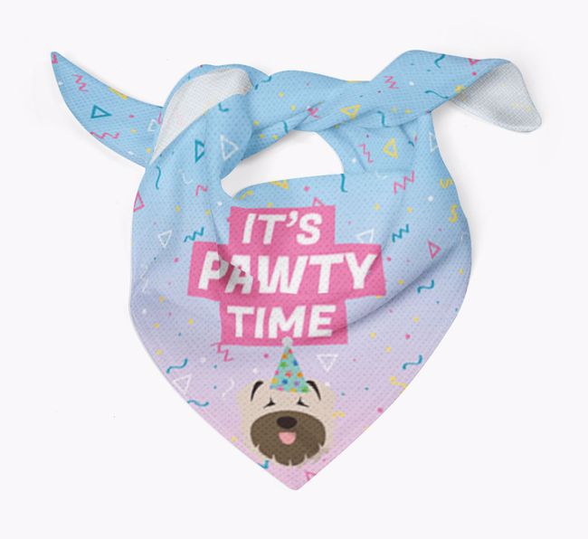 It's Pawty Time: Personalized {breedFullName} Bandana