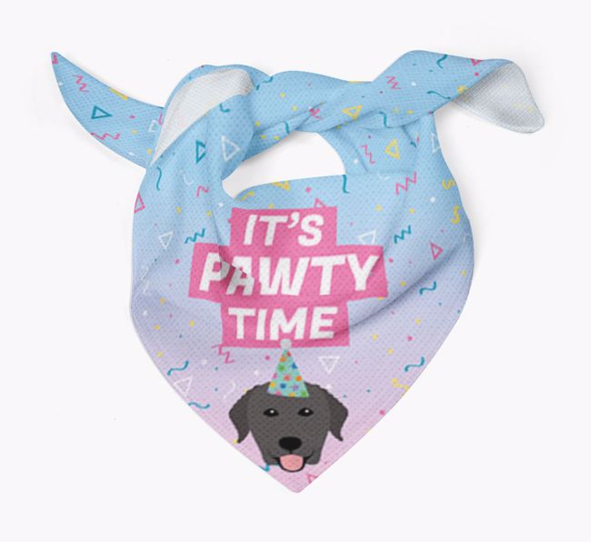 It's Pawty Time: Personalised {breedFullName} Bandana