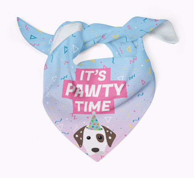 It's Pawty Time: Personalised {breedFullName} Bandana