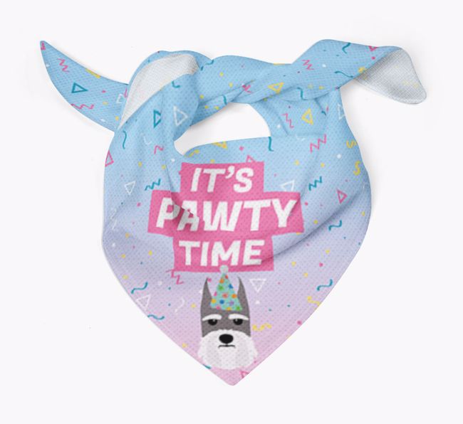 It's Pawty Time: Personalised {breedFullName} Bandana