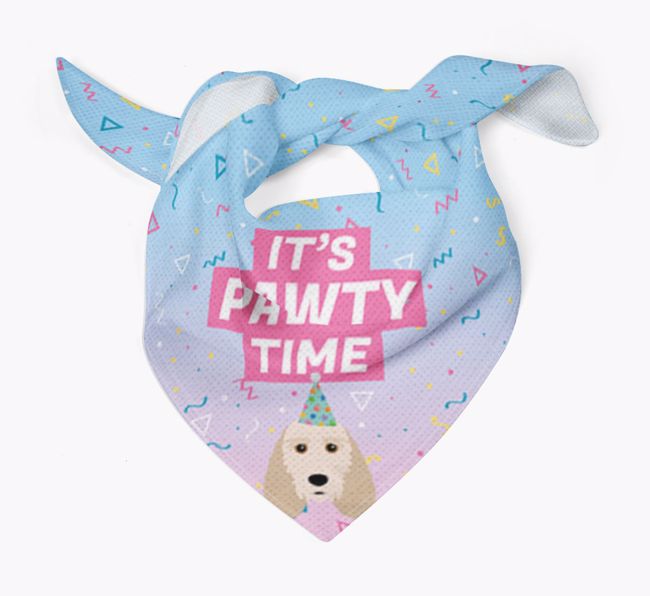 It's Pawty Time: Personalised {breedFullName} Bandana