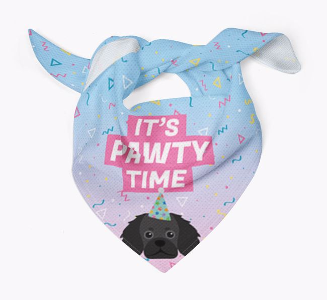 It's Pawty Time: Personalised {breedFullName} Bandana