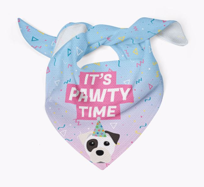 It's Pawty Time: Personalised {breedFullName} Bandana