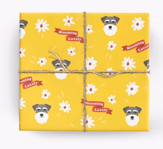 Blooming Lovely: Personalised {breedFullName} Wrapping Paper