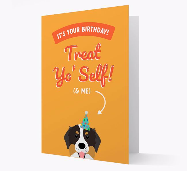 Treat Yo' Self: Personalized {breedFullName} Card