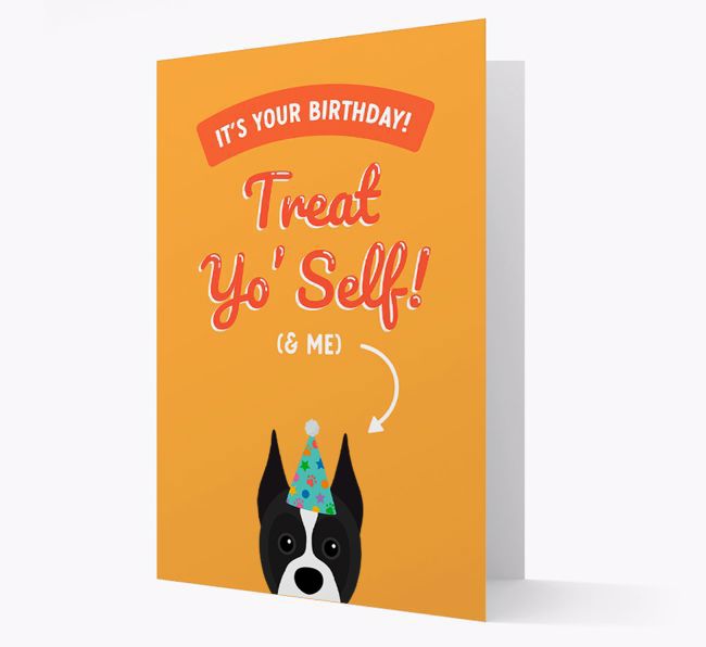 Treat Yo' Self: Personalized {breedFullName} Card