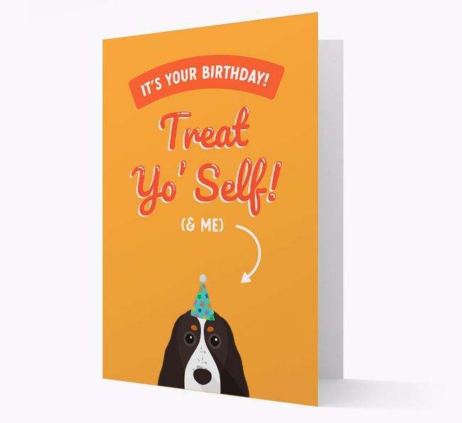 Treat Yo' Self: Personalized {breedFullName} Card