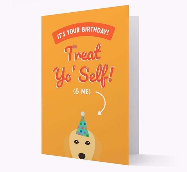 Treat Yo' Self: Personalized {breedFullName} Card