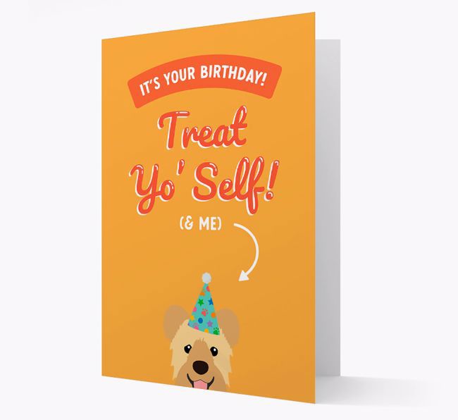 Treat Yo' Self: Personalized {breedFullName} Card